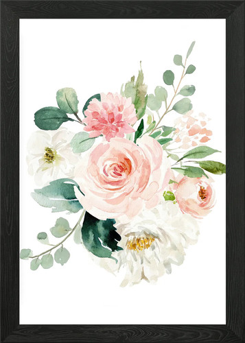 Blumen gerahmtes wandbild - gerahmtes,
