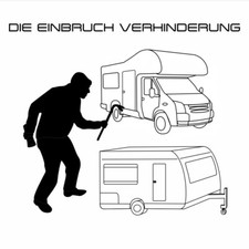 CaraWarn Alarmanlage Wohnwagen / Wohnmobil Secure-Sleep2 - 2Türen Absicherung