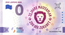 0 Euro Schein Zoo Leipzig XII