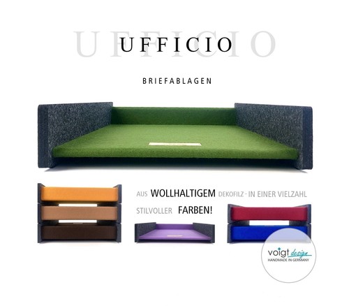Briefablage filz stapelbar - briefablage,