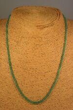 SMARAGD KETTE COLLIER 22,30ct. 333er Au Schmuck Edelstein Halskette Heilstein