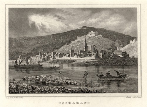 Bacharach gesamtansicht - bacharach,