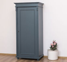 Schrank Dielenschrank Bauernschrank graublau shabby Vintage Landhauswelt