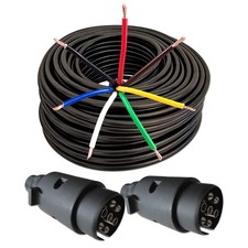 10m Anhängerkabel set 7-polig