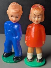 VINTAGE KUNSTOFF FIGUREN MADE IN HONG KONG JUNGE MÄDCHEN RARE SAMMLER