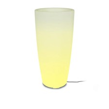 Smartwares LED Blumentopf IDE-60071 weiß 75 x 40 cm RGBW  Solarleuchte