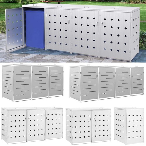 Mülltonnenbox edelstahl stahl - mülltonnenbox, edelstahl/stahl