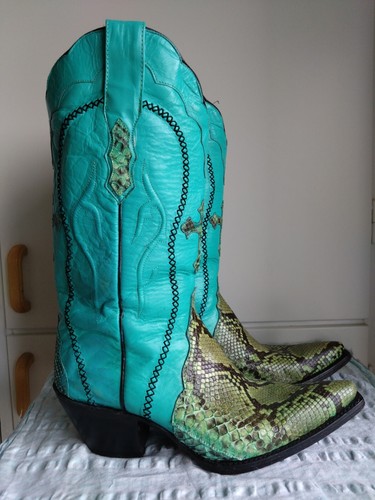Autentica bota turquoise - la,