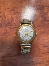 Mauthe  Armband Uhr Vintage Handaufzug ,Vergoldet .60er Jahre. UNIDO R.W.A.G