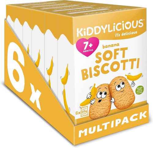 Kiddylicious banana biscotti - kiddylicious,