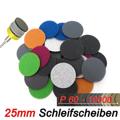 Schleifscheiben 25mm klett - schleifscheiben,