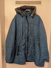 We WOMEN Gr 54/56 Damen Parka Steppmantel Kapuze Wind/ Wasserabweisen Gepflegt 