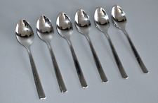 WMF Boston Cromargan kleine Teelöffel 6 Stück top 11cm Fach #C4