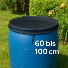 Regentonnen Abdeckung Netz mit Kordel Ø 60 80 100 cm Laubschutz Insektenschutz