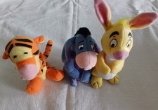 MC DONALDS WINNIE POOH Disney Plüschfigur 3 Stofftiere Tigger I-ah = Esel Kanga