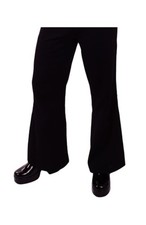 Schlaghose Herren schwarz 70er