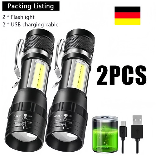 Stück taschenlampe led - 2,