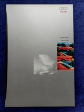 Audi Cabriolet Hardtop Prospekt 9.1997
