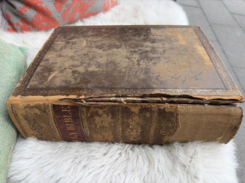 Antike englische bibel 1860 - englische,