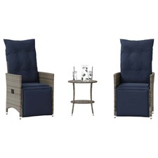 3-teiliges Bistro-Set mit