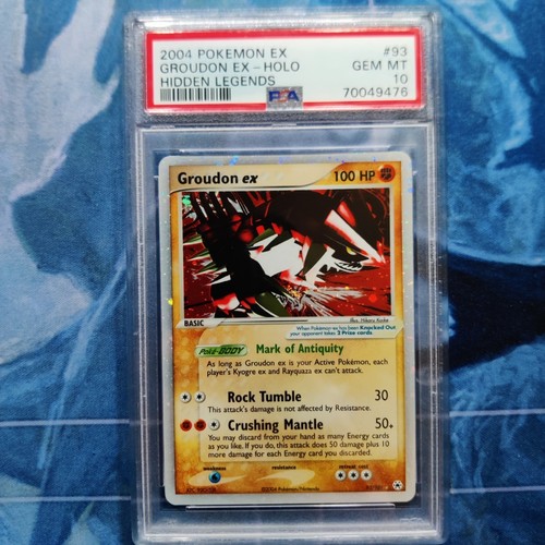 Psa groudon 93 - 10,