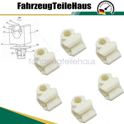 Halterung bremsleitung - 6x,