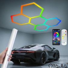 5X Hexagon LED Decken