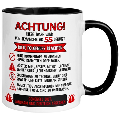 Tasse geburtstag mann frau - tasse, 55.