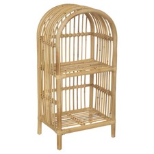 Bücherregal aus Rattan, 76 cm
