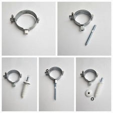 Fallrohrschelle Rohrschelle Regenrohrschelle Schelle Fallrohr verzinkt M10/M8