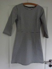 STRETCH - Longshirt / Minikleid / Stiefelkleid,  Gr. 34/36, Streifendesign