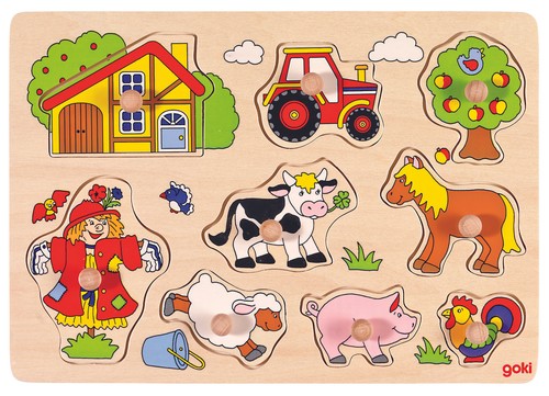 Steckpuzzle bauernhof vi - ,