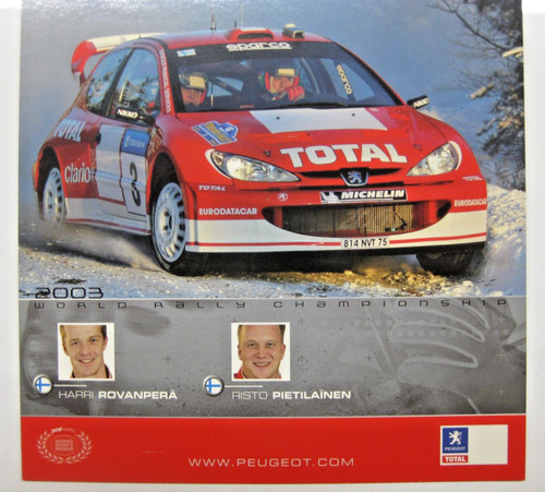 Orig rallye autogrammkarte - orig.,