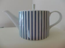 MELITTA ZÜRICH JUPP ERNST Streifen BLAU große Teekanne 5-80  0,6 Liter TOP /2 da