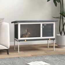 Hasenstall Holz 90x45x65cm