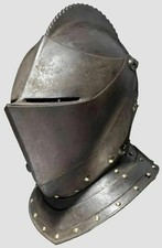 Helm Mittelalter Ritter Turnier geschlossener Helm, Kampf Ritterhelm