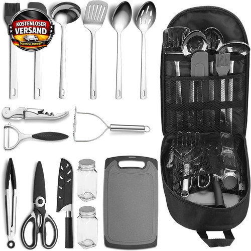 Camping kochutensilien set - camping,