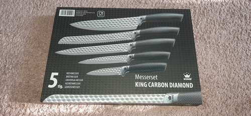 King carbon diamond messerset - king,