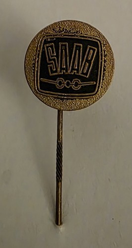 Saab logo schwarz pin - logo,