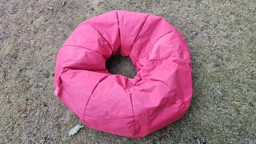 Loop sitzkissen donut rot - donut,,