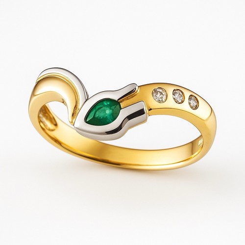 18k 750 bicolor gold 59 - 750,