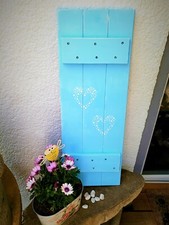 Deko Fensterladen Hellblau