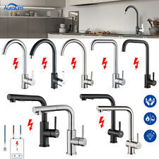 360° Niederdruck Küchenarmatur Wasserhahn Einhand Spültischarmatur für Küche