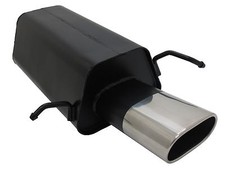 NOVUS Sportauspuff Endschalldämpfer 135x75mm passend für MERCEDES CLK W209