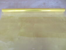 Qualitäts - Bügelfolie Bespannfolie Transparent GELB 1,00 x 0,64 m 