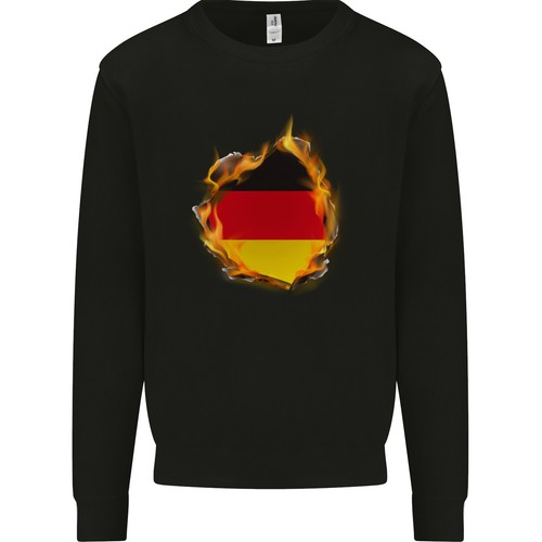 Der deutsche flagge feuer - deutsche,