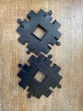 Lego Duplo Vintage Schienen schwarz 2x KREUZUNG Zug Eisenbahn