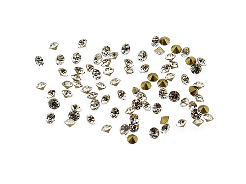 100 strasssteine silber 2 - silber,,
