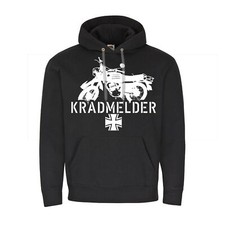 Hoodie Kradmelder Motorrad Melder Krad Bundeswehr Einehit Abzeichen #24785