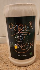 München Oktoberfest  Maßkrug offizieller Maßkrug Bierkrug 1 Liter 1996